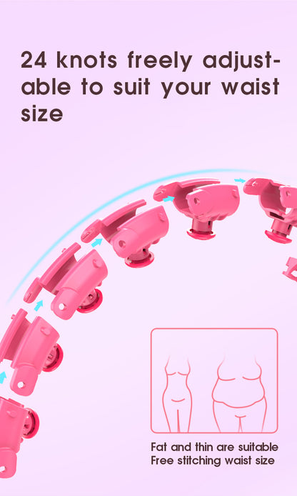 Smart Weighted Hula Hoop – Non-Drop Core Toning Hoop for Weight Loss