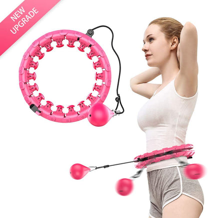 Smart Weighted Hula Hoop – Non-Drop Core Toning Hoop for Weight Loss