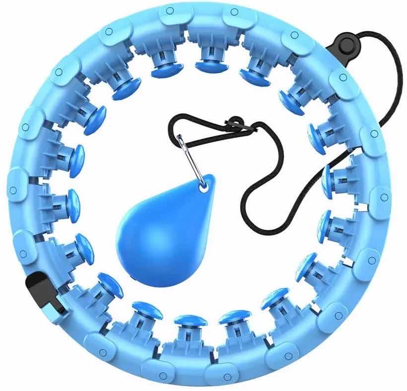 Smart Weighted Hula Hoop – Non-Drop Core Toning Hoop for Weight Loss